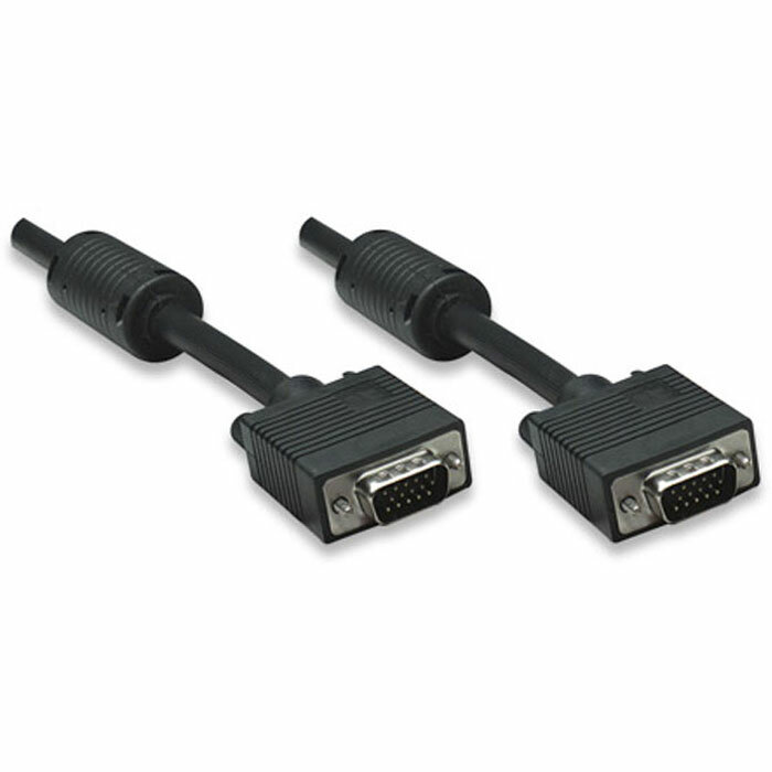 Кабель для монитора VGA 15m/15m 5.0м. ферритовые кольца