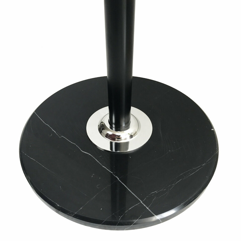 Вешалка-стойка BRABIX "CR-8243" на мраморном диске, металл, 6+3 крючка, цвет черный, 606438, 606438 - фотография № 4