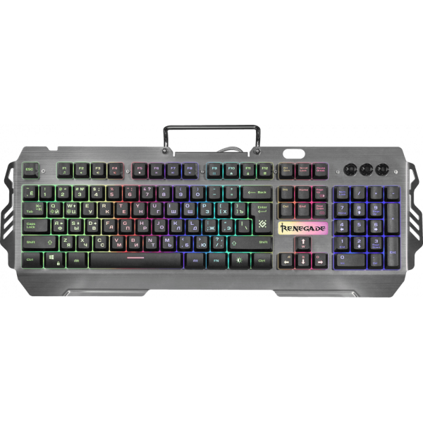 Проводная игровая клавиатура Defender/Redragon Renegade GK-640DL RU,RGB подсветка, 9 режимов 45640