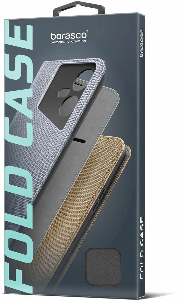 Чехол-книжка Borasco Fold Case для Samsung Galaxy A15 Синий