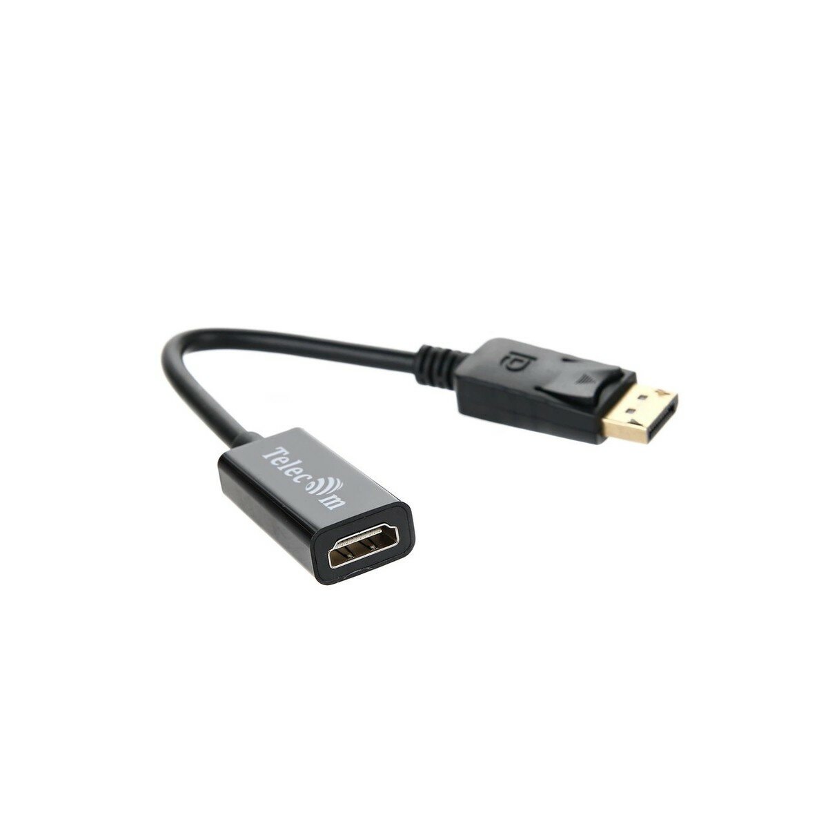 Telecom Переходник Кабель-переходник TA801 DisplayPort M --> HDMI-F 4K@30Hz 0.2m 6926123465264