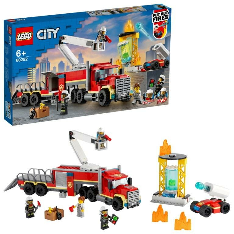 Конструктор Fire Команда пожарных Lego City 60282-L