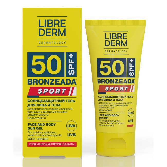 Librederm Librederm Bronzeada sport солнцезащитный гель