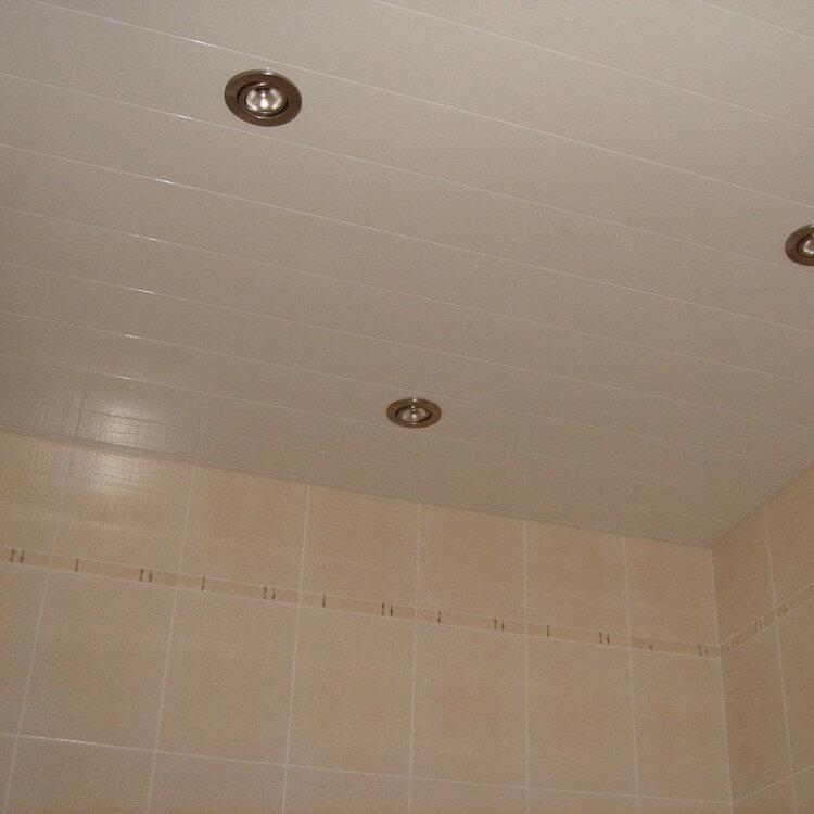 (11_RN) Комплект 18 м. x 18 м. - Подвесной качественный алюминиевый реечный потолок белый матовый