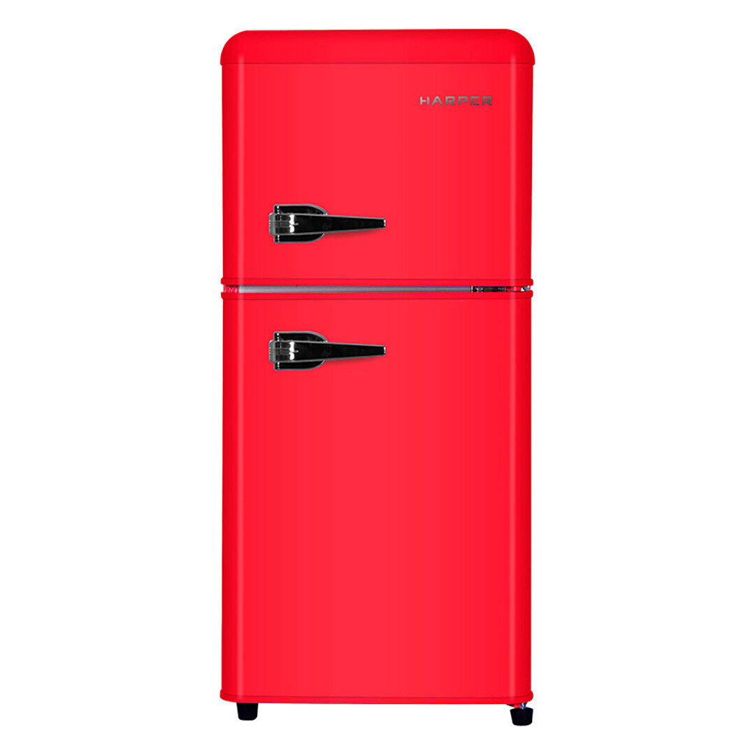 Холодильник Harper HRF-T140M Red - фотография № 1