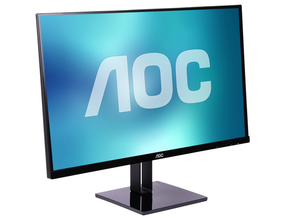 Монитор 27" AOC 27V2Q Black IPS, 1920x1080, 4ms, 250 cd/m2, 1000:1 (DCR 50M:1), HDMI, DP, Headph.Out