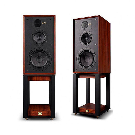 Wharfedale 85th Anniversary Linton (with stands) Mahogany