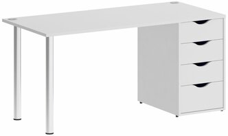 Стол письменный с тумбой Home Office Riva VR.SP-3-158.4 Белый 1580х720х750