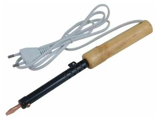 Паяльник электрический 25Вт/220В с деревянной ручкой Помощник ПД-25 PM-INP10