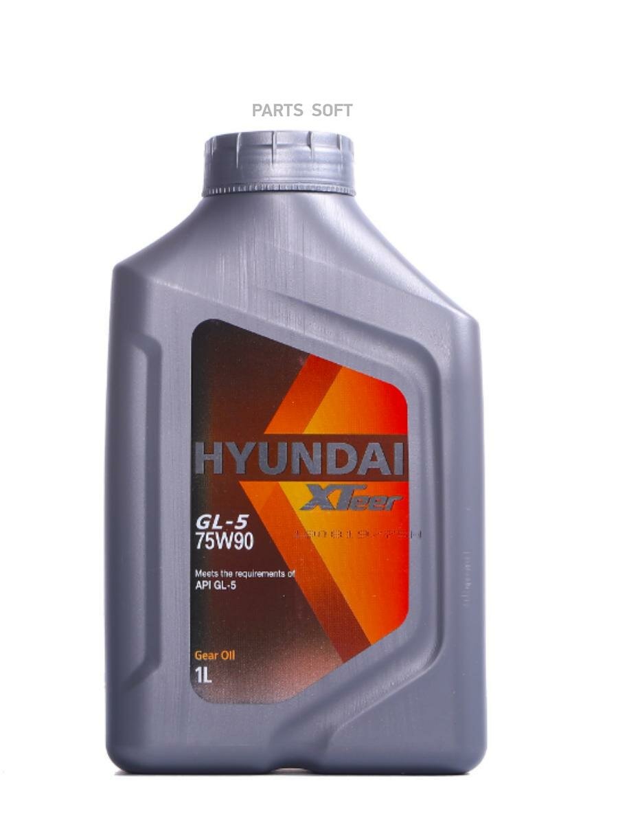 масло трансмиссионное hyundai xteer gear oil-5 75w-90 1 л 1011439