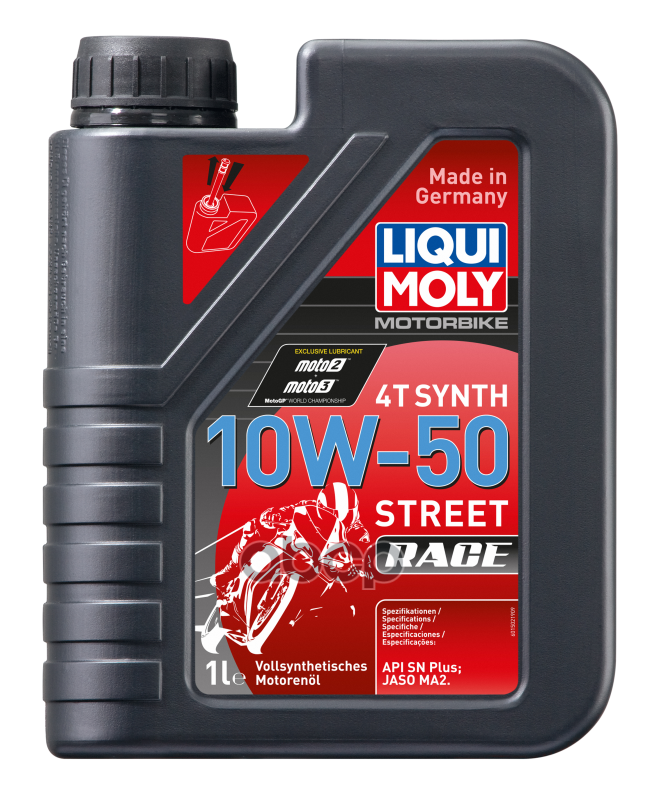 Масло Liqui Moly Racing Synth 4T 10W50 Sg/Sh (Синт.) 1Л Liqui moly арт. 3982