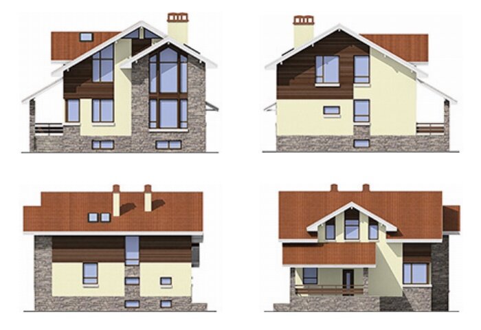 Проект дома Plans-60-37 (263 кв.м, газобетон) - фотография № 3