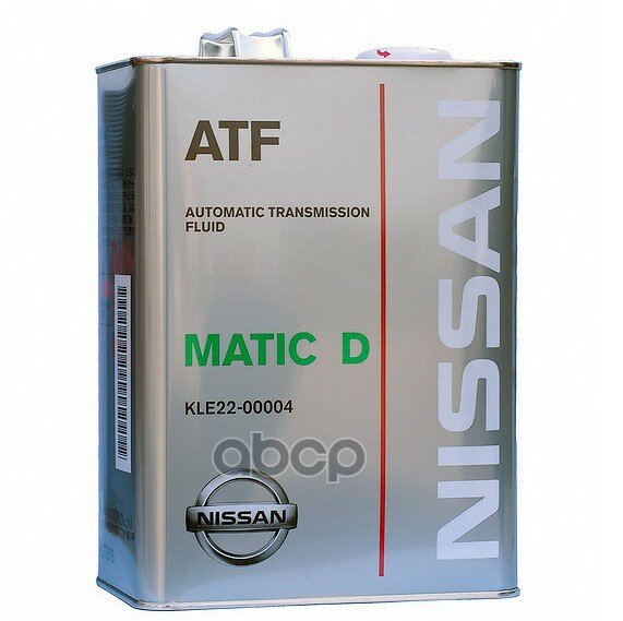 Масло Трансмиссионное Синтетическое Nissan Atf Matic Fluid D 4Л Kle22-00004 NISSAN арт. KLE2200004