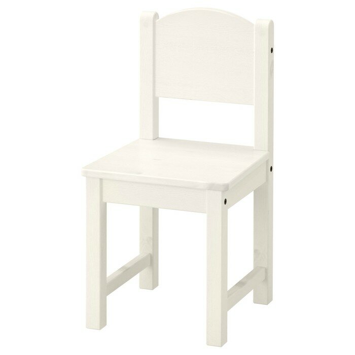 IKEA Детский стул сундвик, белый - фотография № 1