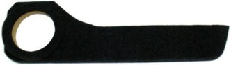 Подиумы ВАЗ 2110, 11, 12 (16 см, карпет черный) Автоблюз