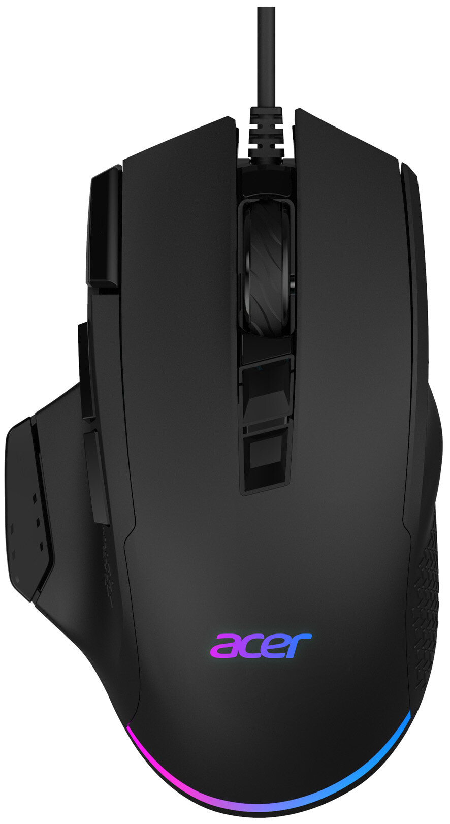 Мышь Acer OMW180 черный оптическая 6400dpi USB 9but