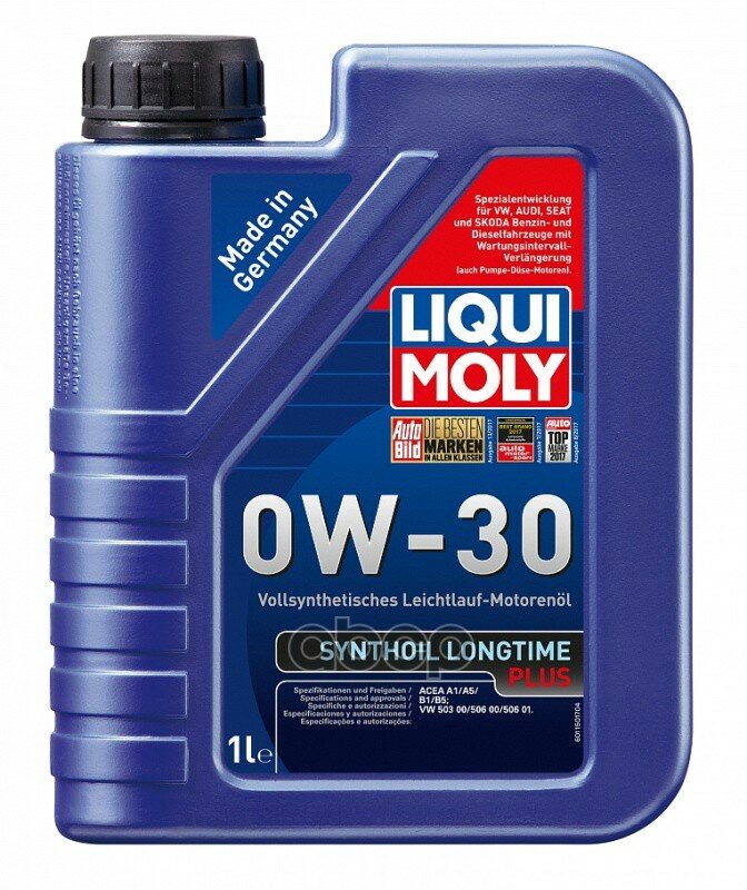 Синтетическое моторное масло LIQUI MOLY Synthoil Longtime Plus 0W-30