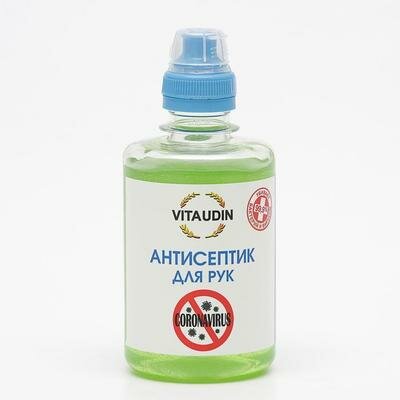 Антисептик для рук VITA UDIN с антибактериальным эффектом, гель, 250 мл VITA UDIN 5572775 .