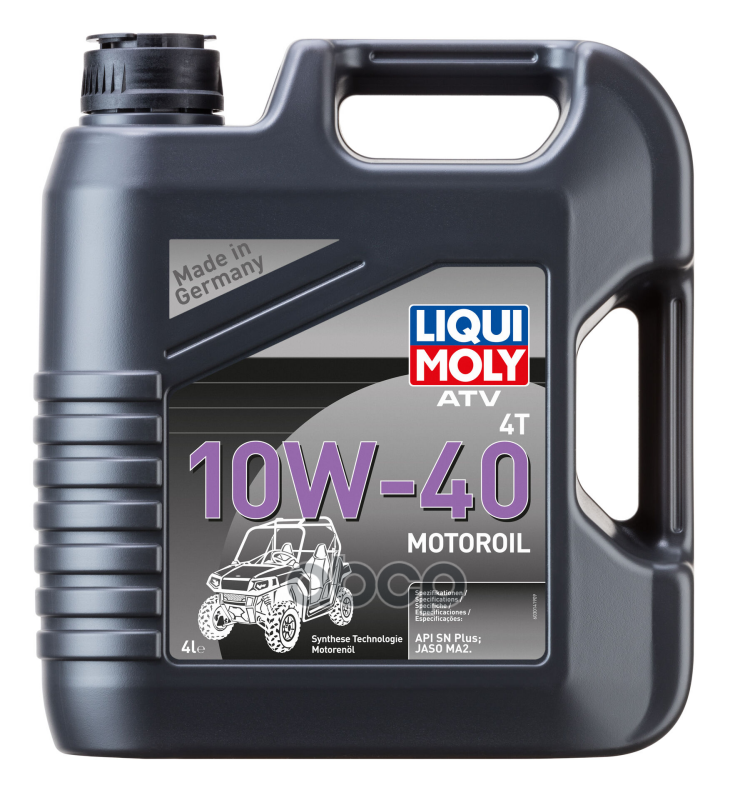 Liquimoly 10W40 Atv 4T Motoroil (4L)_Масло Моторное! Для Квадроциклов Синт Api Sl, Ma-2 Liqui moly арт. 3014