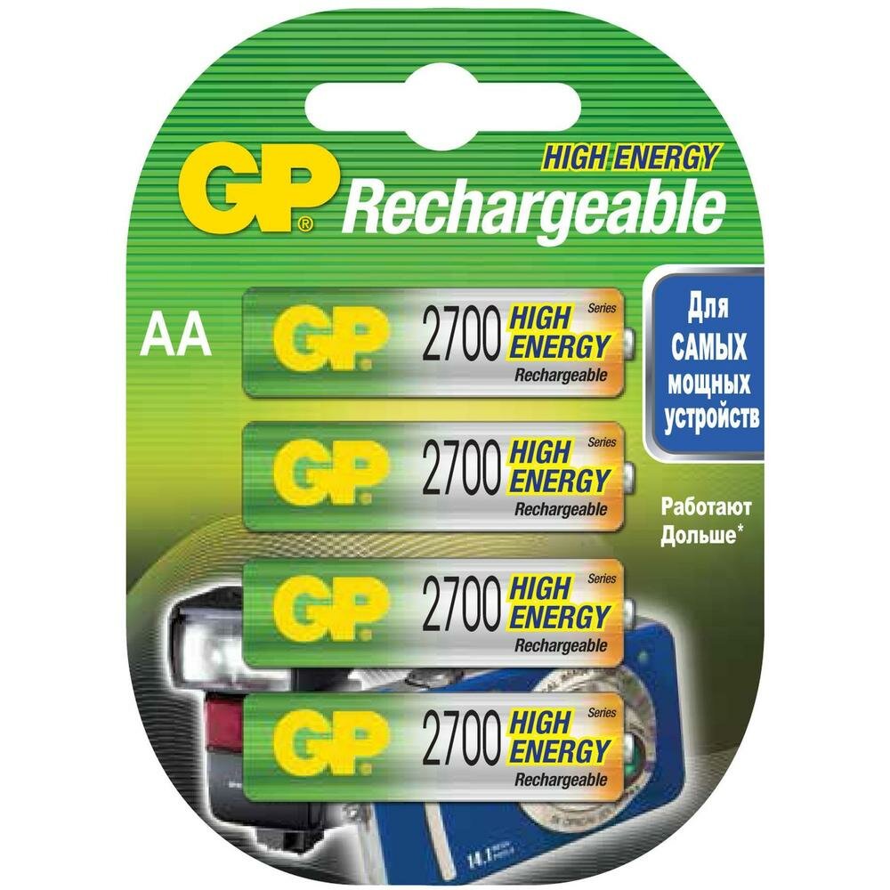 Аккумулятор GP 270AAHC-2DECRC4 2700mAh AA 4шт