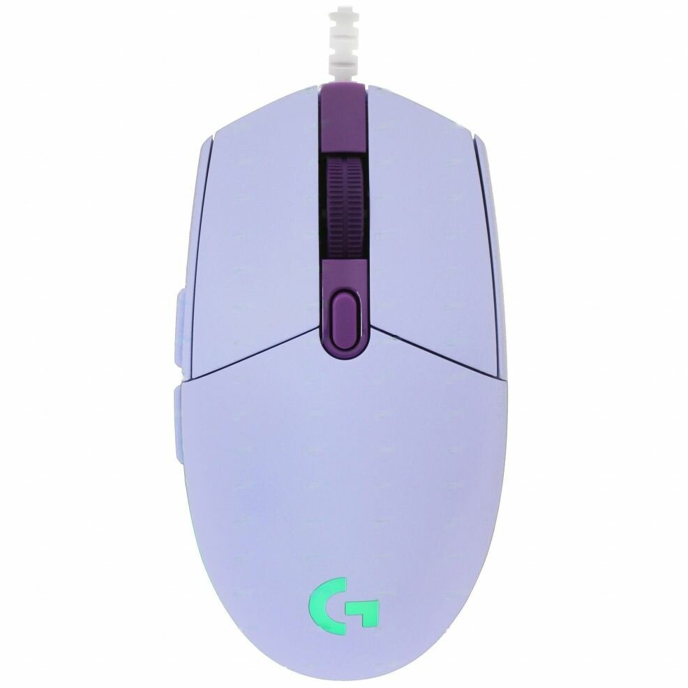 Мышь проводная Logitech G102 LIGHTSYNC 910-005857 фиолетовый