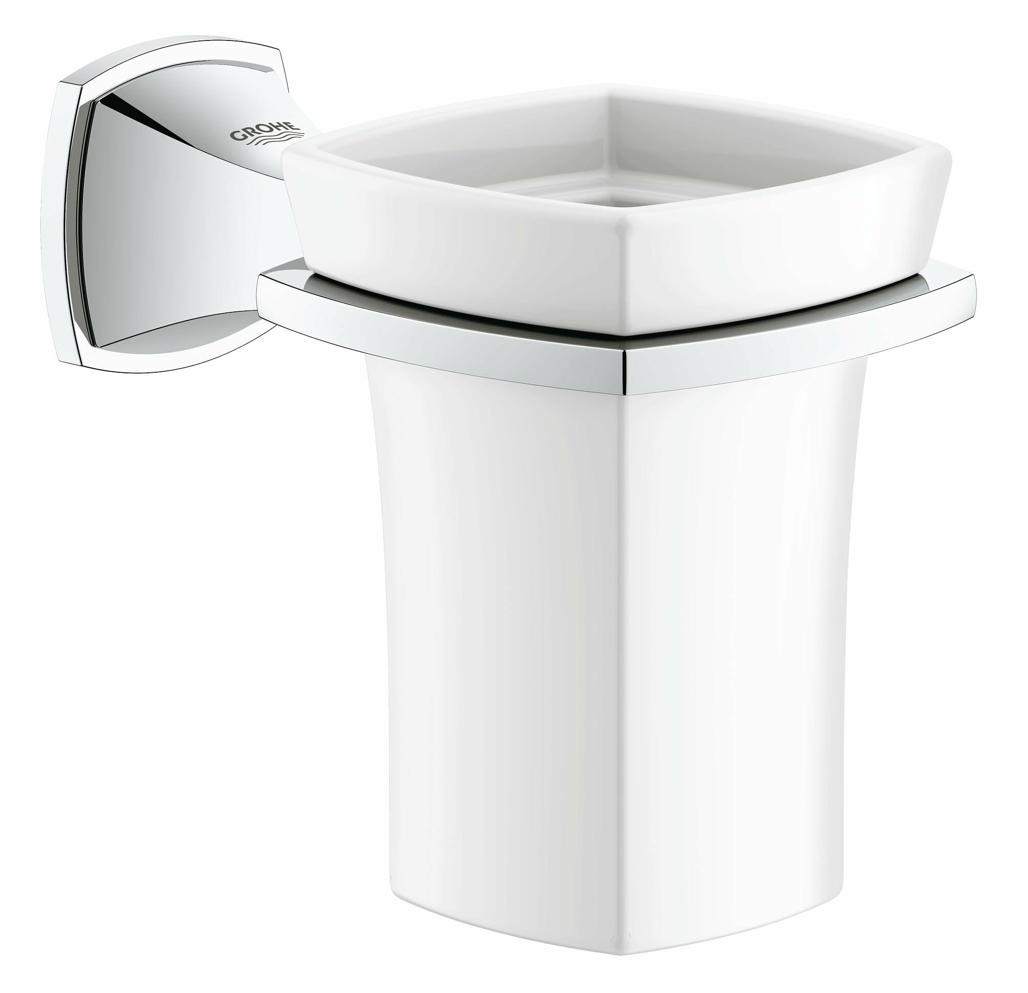 Держатель с керамическим стаканом Grohe Grandera 40626000