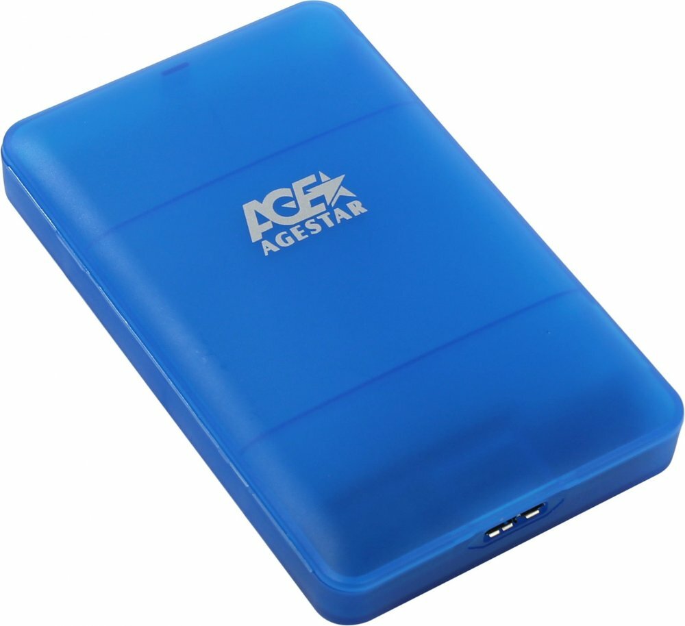 Внешний корпус для HDD AgeStar 3UBCP3 Blue