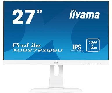  Iiyama 27" XUB2792QSU-W1  IPS LED 5ms 16:9 DVI HDMI M/M  HAS Pivot 350cd 178/1