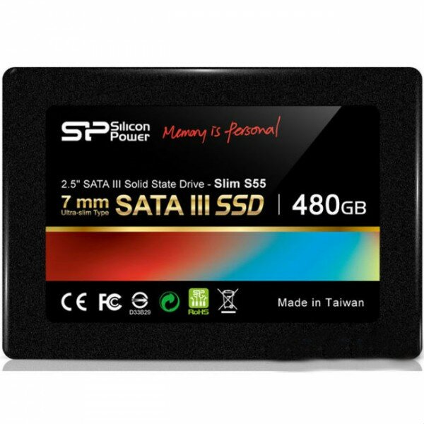 Твердотельный накопитель Silicon Power SD 2.5" 480 Gb SATA III S55 (SP480GBSS3S55S25)