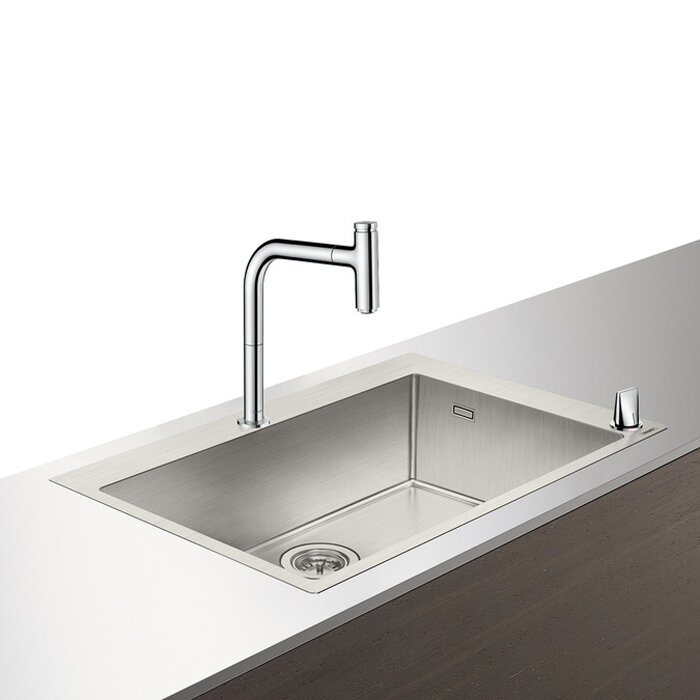 Кухонная мойка с встроенным смесителем Hansgrohe C71-F660-08 76x50 43202000