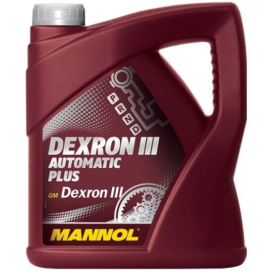 Трансмиссионное масло Mannol Dexron III Automatic Plus синтетическое 4 л