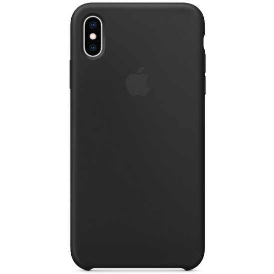 Силиконовый чехол APPLE Silicone Case для iPhone XS Max, черный