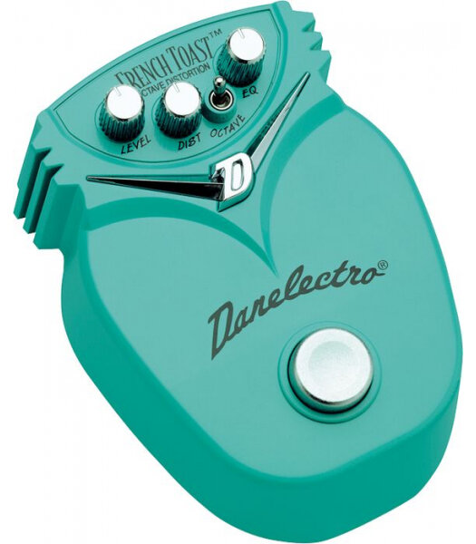 "Педаль эффектов гитарная, дисторшн + октавер Danelectro DJ13 French Toast Octave Distortion "