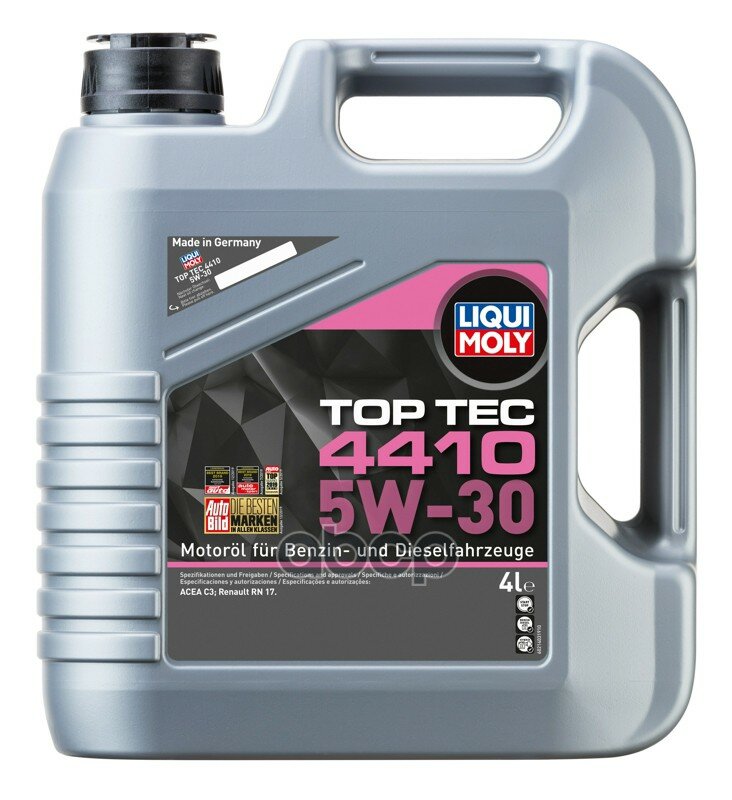 Liqui moly 5w-30 Top Tec 4410 4л (Hc-Синт.Мотор.Масло)