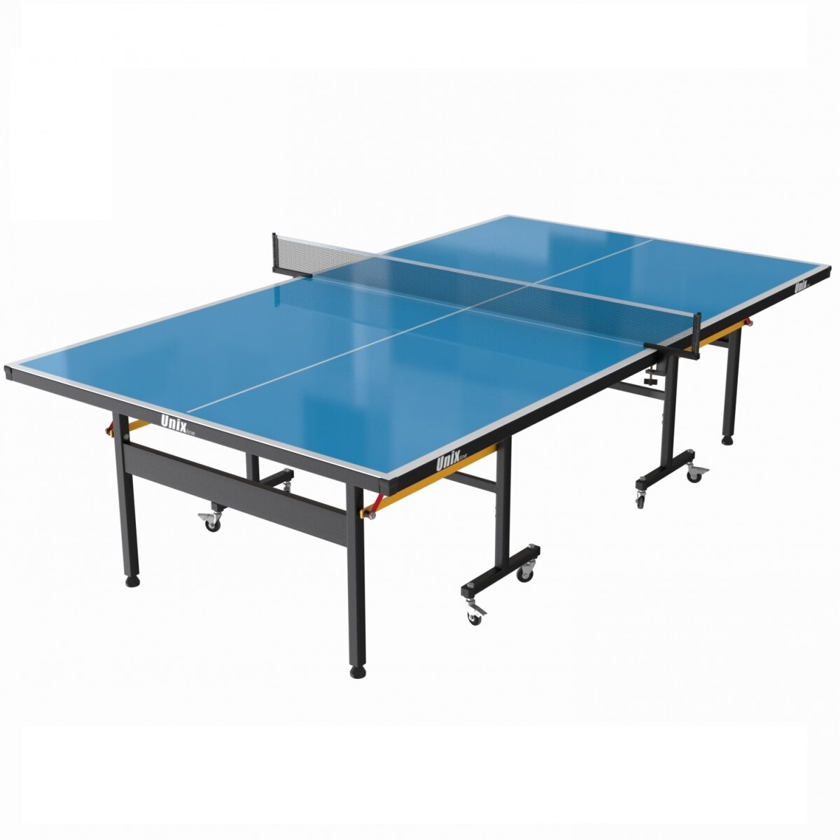 Всепогодный теннисный стол Unix line Outdoor - 6 мм (синий)