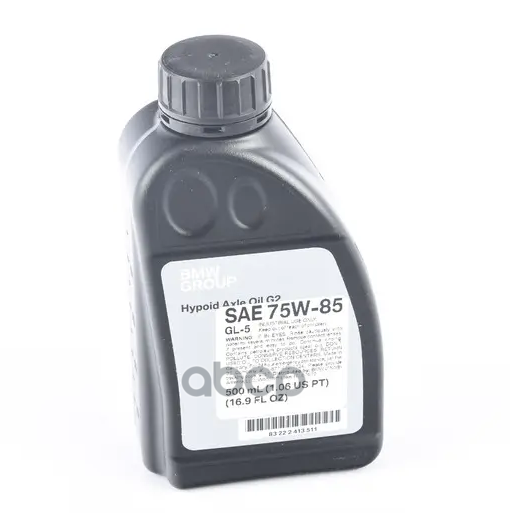 Масло Трансмиссионное Bmw Hypoid Axle Oil G2 0,5 Л 83 22 2 413 511 BMW арт. 83 22 2 413 511