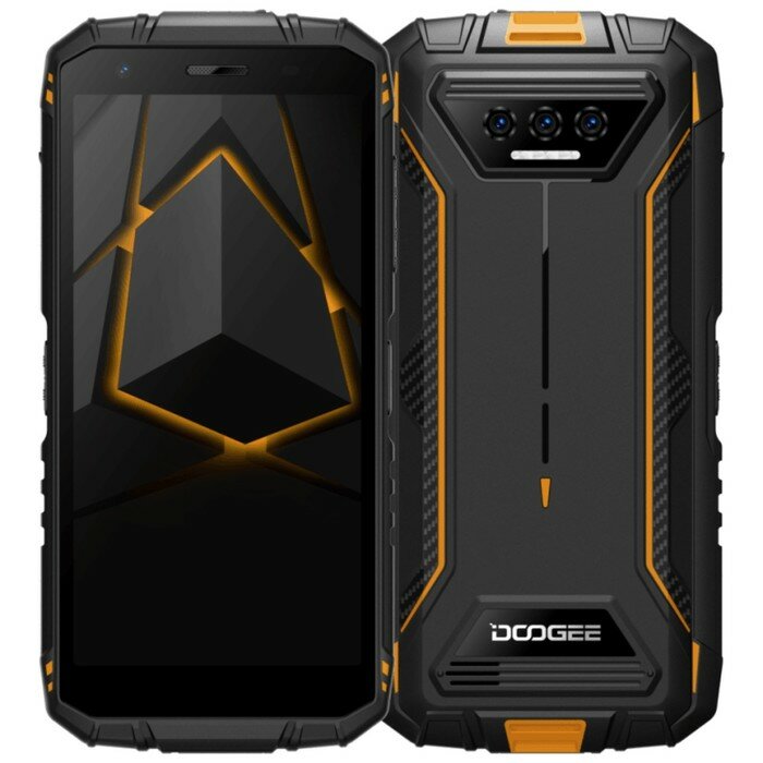 Смартфон Doogee S41, 5.45", 3 Гб, 16 Гб, 8 Мп, 5 Мп, 2 sim, LTE, 6300 мАч, оранжевый