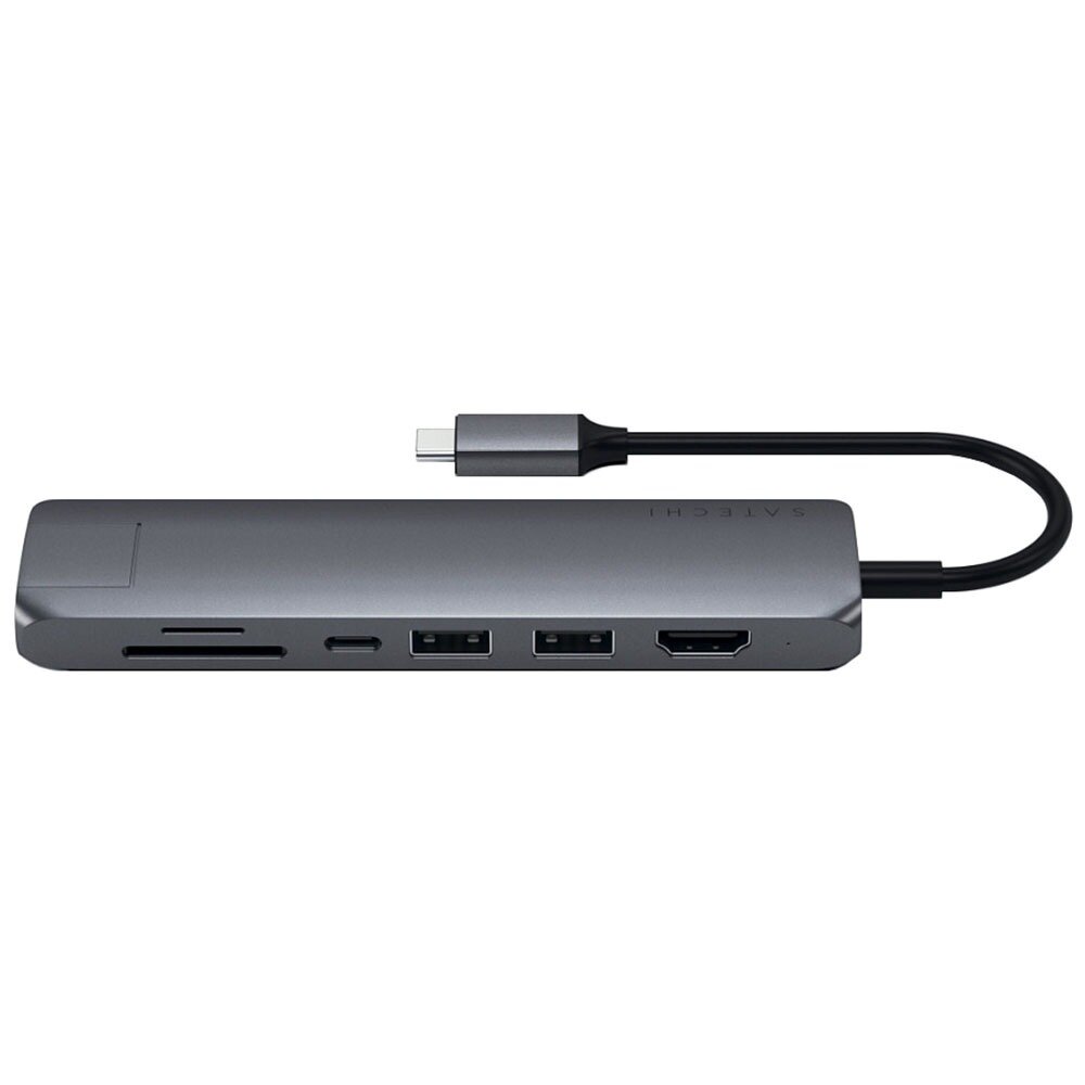 Satechi Slim Multi-Port Adapter, серый космос (ST-UCSMA3M)