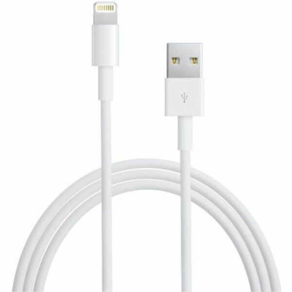 Кабель передачи данных Apple Кабель Apple USB (M)- Lightning (M), белый, 1 м