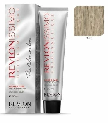 Стойкие красители Revlon Professional Revlonissimo Colorsmetique Краска для волос оттенок 9-01 (очень светлый блондин пепельный натуральный)