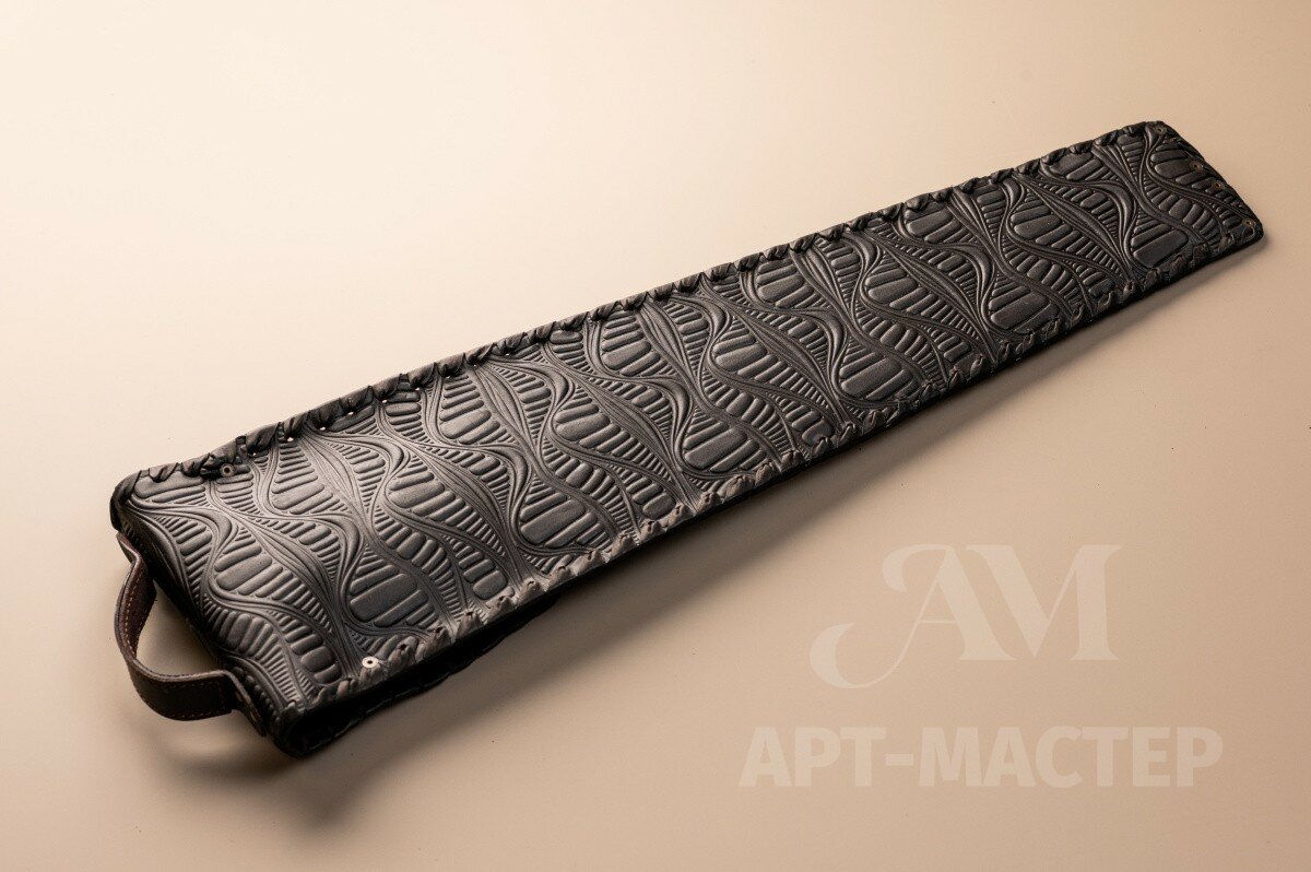 Art Master Шампуры Art Master Чехол широкий тисненный накладка 3D, вилка, нож - фотография № 3