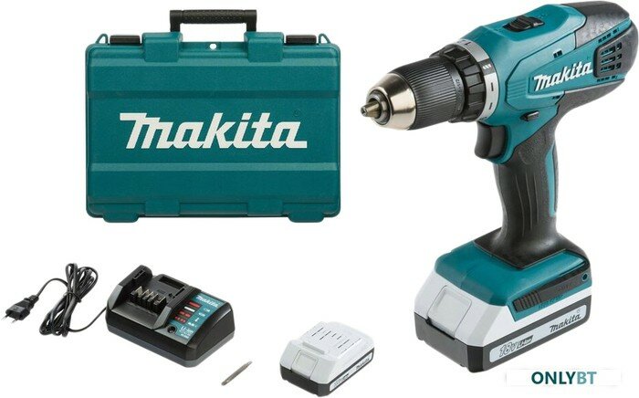 Аккумуляторная дрель-шуруповерт Makita DF457DWE Li-Ion 1.5 А·ч 18 В х2 кейс