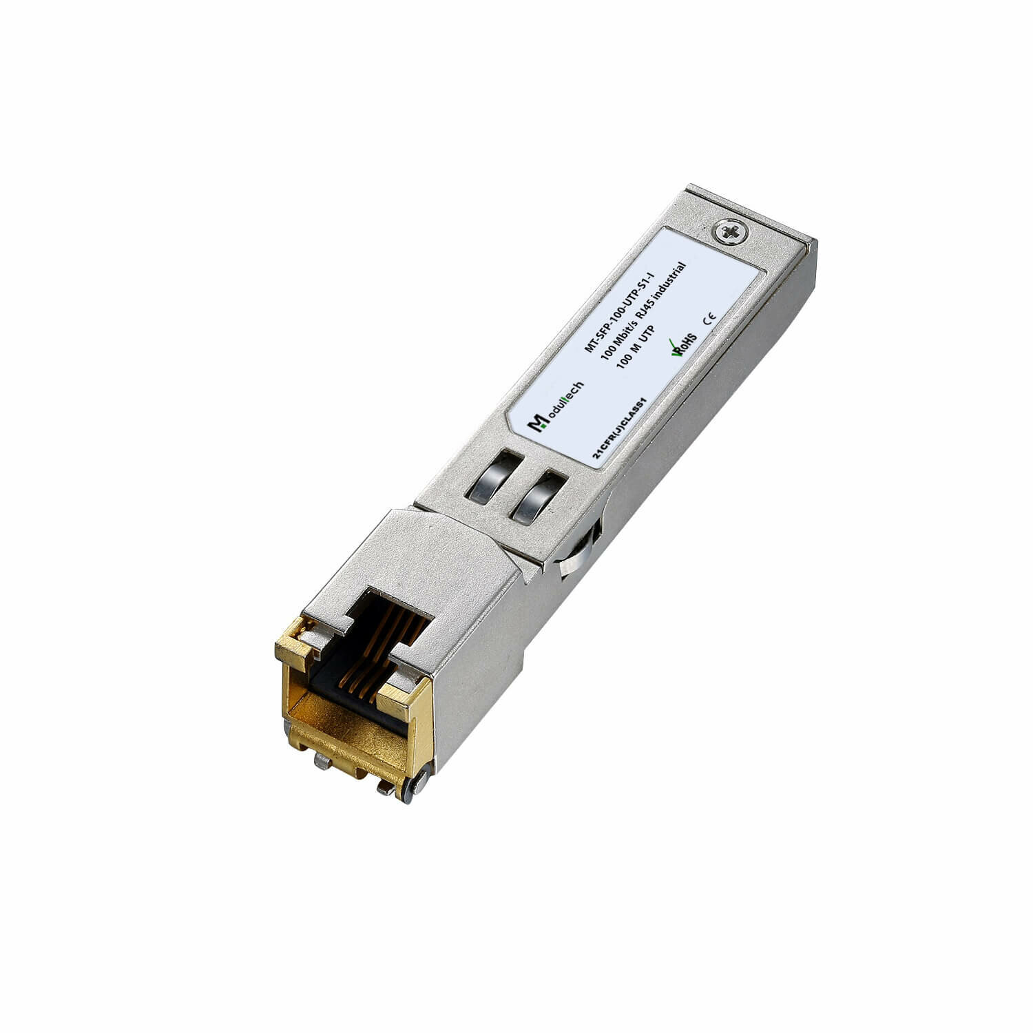 Industrial SFP Copper 100 Мбит/с 01 км UTP RJ45