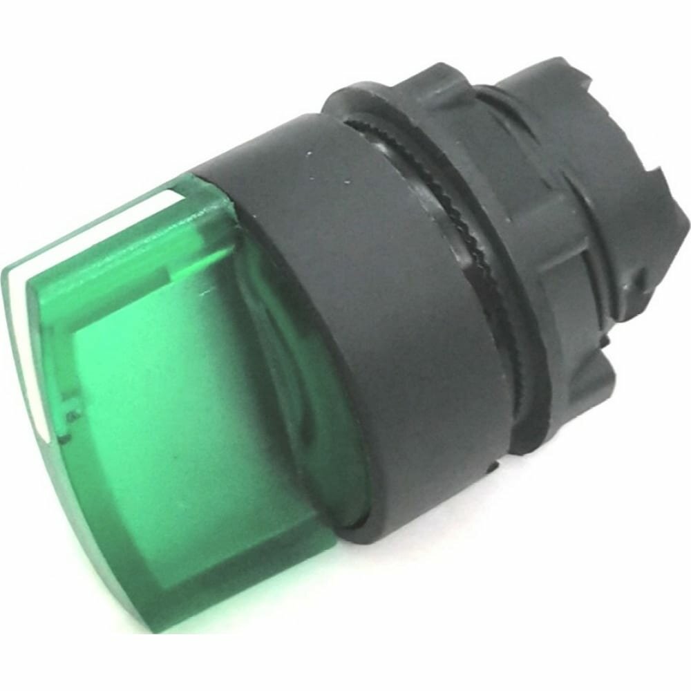 Briswik Головка переключателя 22мм 2 поз подсветка фиксация КПЕ 11РЛ зеленый IP40 LAY4-EK23.BR