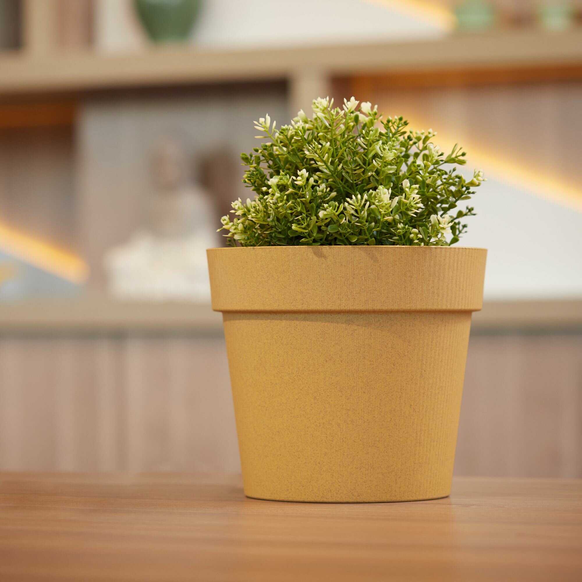 фото Протея Эко четыре сезона D22 5,1 л со вставкой, горчичный