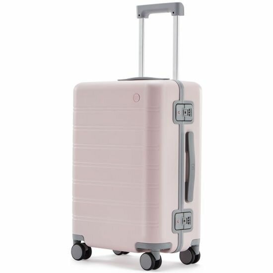 Чемодан NINETYGO manhattan frame luggage -24'' - розовый