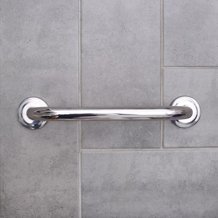Поручень для ванны, 34×5×8,5 см, нержавеющая сталь - фотография № 2