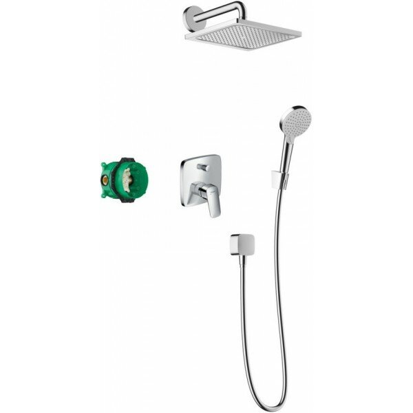 Душевой комплект hansgrohe Crometta E 240 1jet 27957000