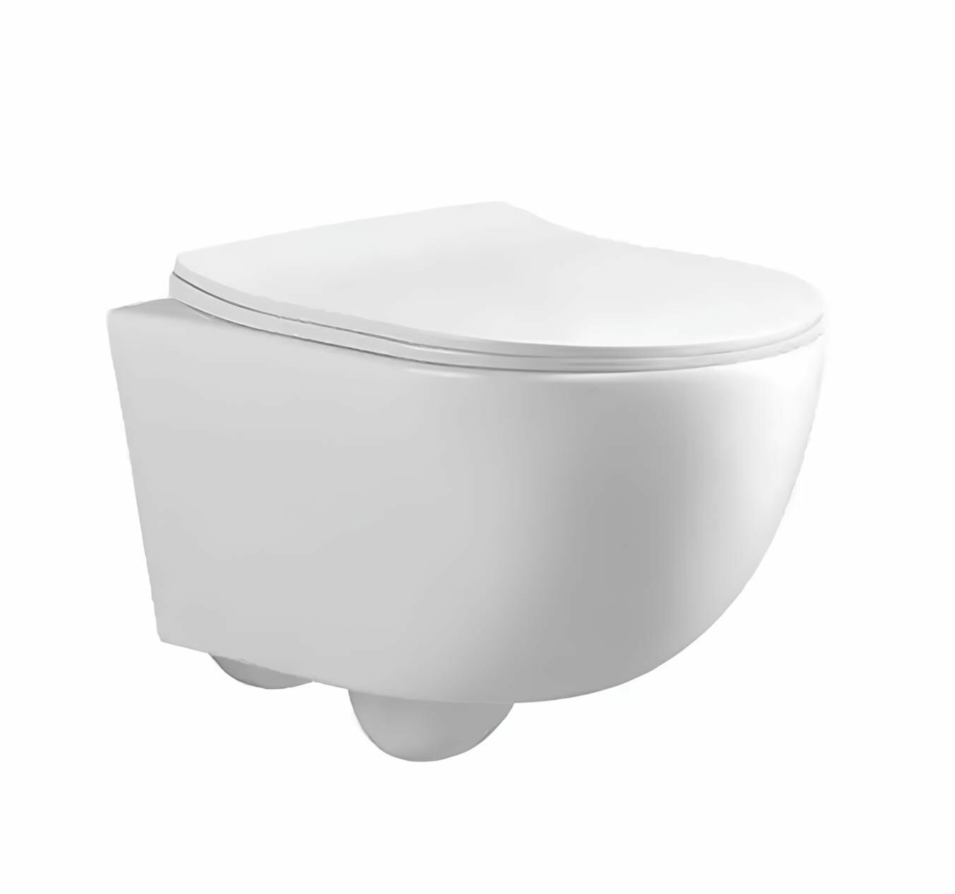 фото Унитаз подвесной безободковый Ceruttispa ORLTER PP CT9739 сиденье ABS быстросъемное с микролифтом