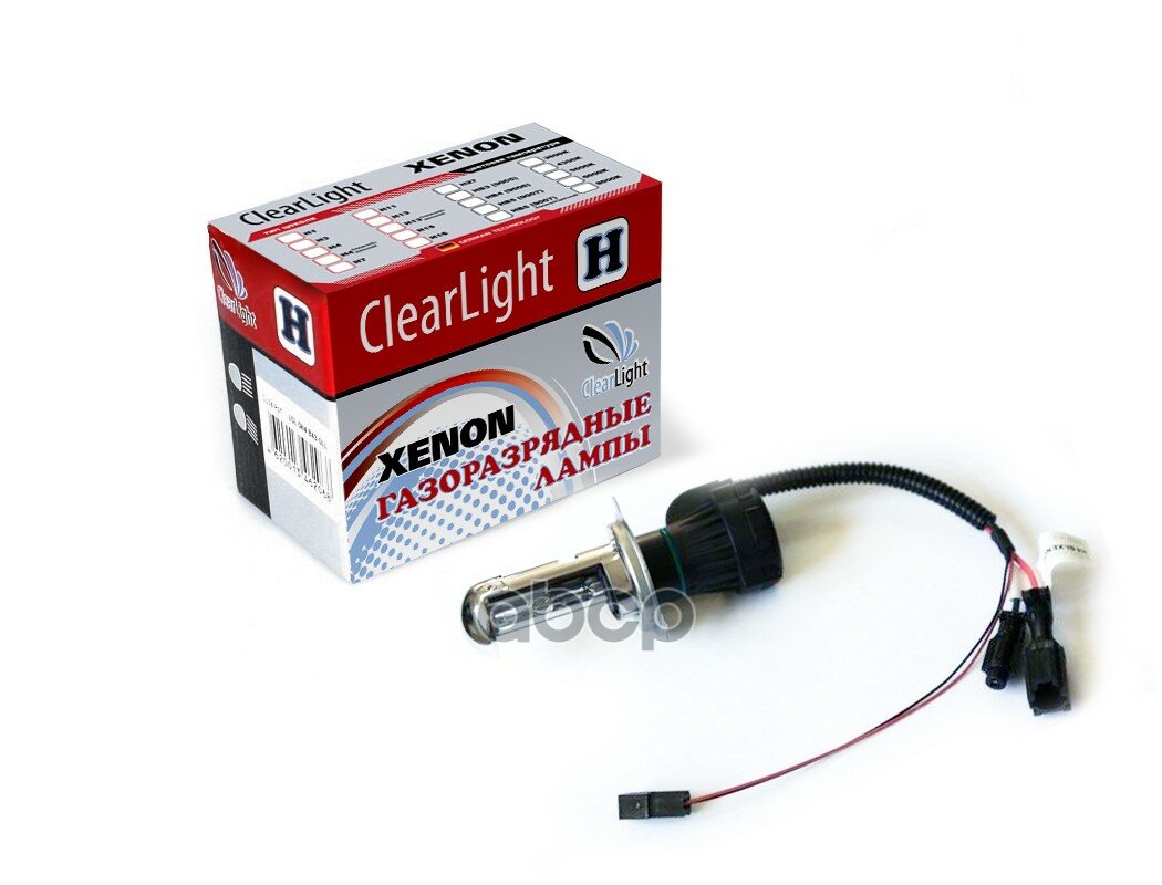 Лампа Ксенон H4 Clearlight Ближний/Дальний 4300k ClearLight арт. LCL 0H4 B43-0LL